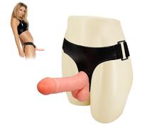 Dildo Anale Vaginale Strap On Realistico Indossabile Donna Uomo Fallo Harness