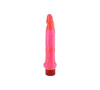 Dildo anale vibrante sevencreations in gel rosa, Larghezza 70 mm, Lunghezza 255 mm, Profondità 62 mm, Dipartimento Couple, Colore Rosso