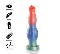 Dildo Arion Symphony - Controllo Remoto Ricaricabile, Taglia 25 cm x 8 cm, Colore Viola e rosa