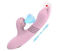 Dildo Bacchetta VIBRANTE WAND Lucia VIBRATORE Riricaricabile Sù E Giù MASSAGGIO