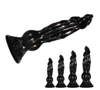 Dildo Cane Knot Dildo Dildo Fantasy Dildo Animal Dildo Morbido,black-S