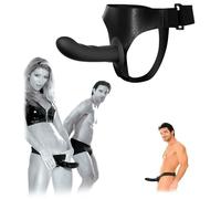 Dildo cavo realistico indossabile fallo indossabile pene vaginale anale strap on