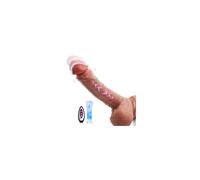Dildo che spinge Giocattoli sessuali - 8.83" Vibratore a spinta Giocattoli per adulti per donne, 2 in 1 Dildo realistici con telecomando e ventosa potente
