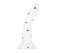 Easytoys Dildo Collection Dildo Collection Blossom Bliss Dildo - Design Blu con Glitter 19 cm