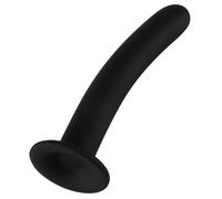 Vibratore Anale in Silicone "Sensazione Magica di Brivido" - Nero in Confezione Eco