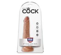 Dildo con ventosa fallo king cock vaginale realistico pene morbido sex toy