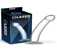 DILDO CURVADO MATERIAL CRISTALINO 16 CM