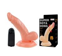 DILDO CURVO FALLO REALISTICO VIBRANTE IN SILICONE VIBRATORE ROTAZIONE PER DONNA