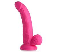 Dildo da 7,5 pollici con palline - Rosa