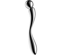Dildo doppia estremità in acciaio Satisfyer Star Force 2, Poids 0.904 Kg, Colore Argento