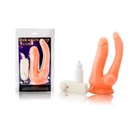 Dildo Doppia Penetrazione Vibrante Baile - Lattice con Ventosa