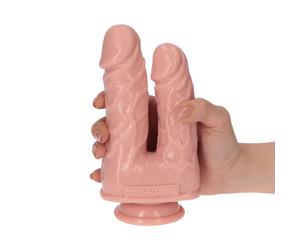 Dildo Doppio Caino e Abele 17,5 cm