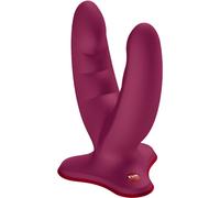 Dildo doppio con ventosa Ryde Fun Factory viola, mani libere, Poids 0.288 Kg, Colore Bordeaux