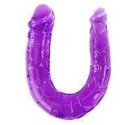 Dildo Doppio Flessibile Baile - Jelly, Uso Vaginale e Anale