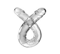 Dildo Doppio Realistico King Cock Double Trouble - TPE 46 cm