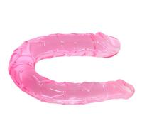 Dildo Doppio Strapless Baile - TPR Rosa, 30,5 cm
