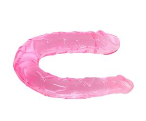 Dildo Doppio Strapless Baile - TPR Rosa, 30,5 cm