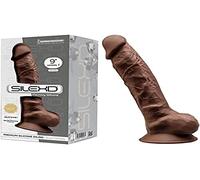 DILDO DUAL DENSITY MOD. 1-9 MARRÓN