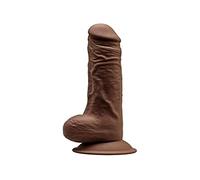 DILDO DUAL DENSITY MOD. 3-9.5 MARRÃ“N