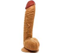 Dildo enorme realistico da 32,5 cm, diametro 6,3 cm, dildo spesso realistico con ventosa, dildo mostro grande pene finto morbido al tatto come la pelle densità della vita per giochi anali, giocattoli