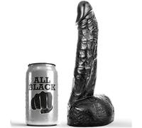 Dildo Fist Realistico All Black - 20 cm