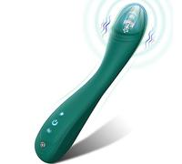 Dildo G Spot Vibrator Sex Toys per bastone di stimolazione del clitorale con vibrazioni potenti, anale Dildo Sex Toy con 7 modalità di vibrazione Massager Adult Toys per il piacere della coppia verde