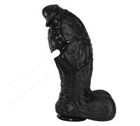 Dildo gigante extra largo da 12,7 cm di diametro, dildo nero realistico da 38 cm, pene in silicone extra large con ventosa, plug anale spesso, fallo anale largo, adatto a uomini e donne esperti