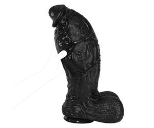 Dildo gigante extra largo da 12,7 cm di diametro, dildo nero realistico da 38 cm, pene in silicone extra large con ventosa, plug anale spesso, fallo anale largo, adatto a uomini e donne esperti