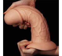 Dildo Gigante Naturale Fallo Realistico KING CURVED XXL 24 cm CAZZO XXL FISTING