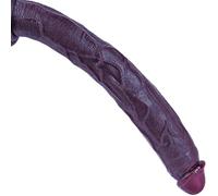 Dildo gigante realistico in silicone da 42 cm, dildo extra lungo e spesso, ventosa potente, plug anale XXXL di pene per massaggio vaginale e del punto G per utenti maschili e femminili avanzati