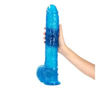 Dildo Grande Gigante maxi Fallo con ventosa lungo morbido enorme MADE IN ITALY