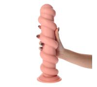 Dildo Grande Gigante XXL morbido Anale Vaginate con Ventosa Made in Italy