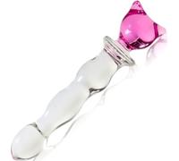 Dildo in vetro 20 cm ⌀3 cm Modello classico - Realistico, superficie liscia, dildo realistico, per un piacere intimo, massaggiatore