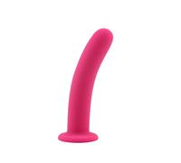 Dildo Liscio in Silicone con Ventosa Vaginale Anale donna strap on fallo morbido