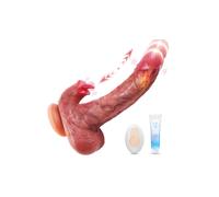 Dildo Nature realistico 22 cm con lingua vibrante