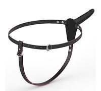 Dildo nero con cinturino da 16 cm, realistico prepuzio pieghevole, imbracatura regolabile con pelle, masturbatore realistico in silicone a mani libere, dildo fantasy, giocattolo sessuale per adulti