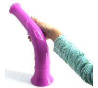 DILDO pene cavallo PLUG BUTT grosso sex toy vaginale ANALE fisting 42 CM VIOLA