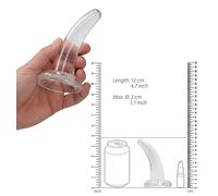 Dildo piccolo con ventosa fallo liscio vaginale mini pene finto anale plug butt