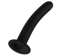 Vibratore Anale in Silicone "Sensazione Magica di Brivido" - Nero in Confezione Eco