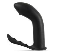 dildo plug anale in silicone nero stimolatore doppio prostata e anal black uomo