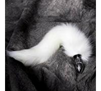DILDO PLUG BUTT SADOMASO CODA VOLPE ANALE PLAY intimo bondage sesso BIANCA