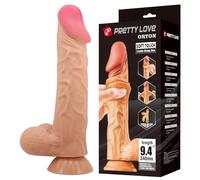 Pretty Love Sliding Skin Series Realistic Dildo 24cm Skin