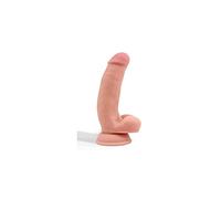 DILDO REALISTA PORNOGRAPHER SILICONA LÍQUIDA DUAL-DENSITY 17.6 CM