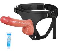 Dildo Realistici Sex Toys Anali - Pene Strap-on Regolabile per Donne Dildo Lesbico Dildo Strap-on Lesbiche, Dildo A Ventosa Con Cintura Per Donne, Masturbatore Femminile Giocattoli Sessuali per Gay