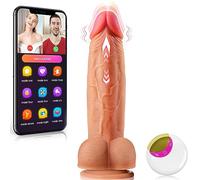 Dildo Realistici Vibratoreper Donna Professionale Grandi Sex Toys, Vibratoreper Donna Punto g Squirting con 8 Vibrazioni Sexytoysys Donna, 24cm XXL Vibratore Plug Analesex Sexyshop Oggetti Sessuali