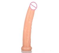 dildo realistico 17/2.5cm Dildo Sex Toys Lesbiche Strapon Pene realistico Giocattolo anale per donne Masturbazione per adulti (color carne)