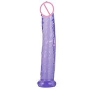 dildo realistico 17/2.5cm Dildo Sex Toys Lesbiche Strapon Pene realistico Giocattolo anale per donne Masturbazione adulta(Blu)
