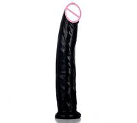 dildo realistico 17/2.5cm Dildo Sex Toys Strapon lesbico Pene realistico Giocattolo anale per donne Masturbazione adulta (nero)
