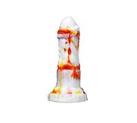 dildo realistico 20.5/17/5.3 cm Animale Dildo Silicone Falso Pene Giocattoli Del Sesso Per Donne Sesso Anale Butt Plug Prodotti Per Adulti butt dildo(Rosso)