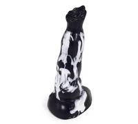 dildo realistico 21.5/18.5/4.3/5.7CM Dildo Anal Plugs Butt Plug Dilatatore Giocattoli adulti del sesso anale Per Donna Uomo (Nero)